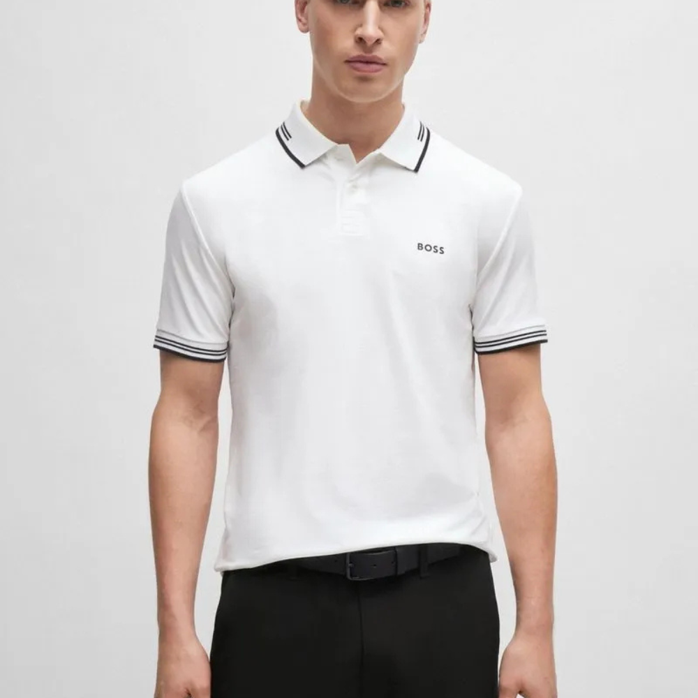 Polo de piqué de algodón para hombre – Corte clásico
