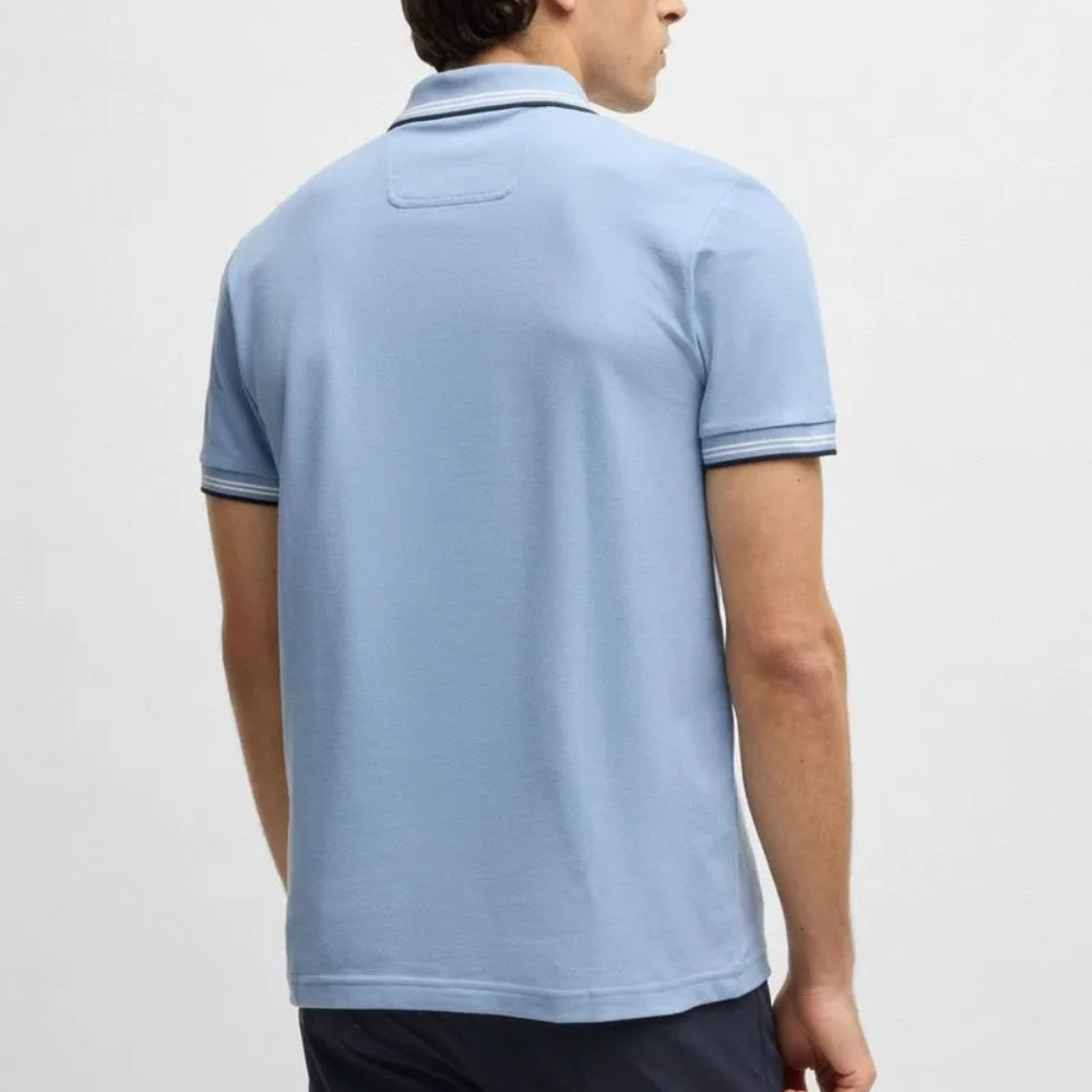 Polo de piqué de algodón para hombre – Corte clásico