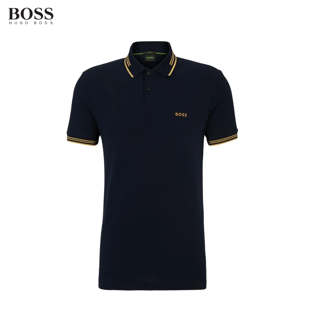 Polo de piqué de algodón para hombre – Corte clásico