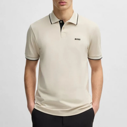 Polo de piqué de algodón para hombre – Corte clásico