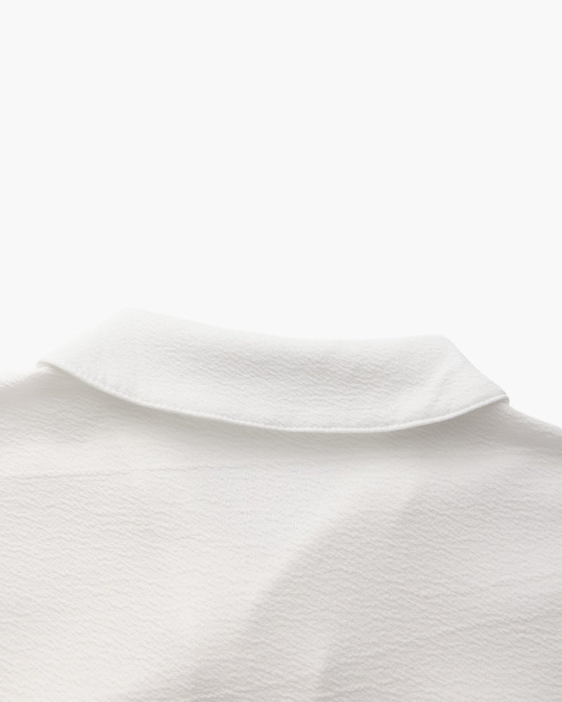 Bộ áo polo và quần dài bằng cotton