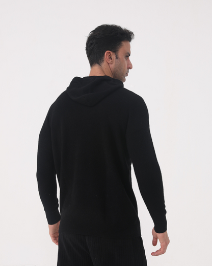 Sudadera con capucha 100% cachemir