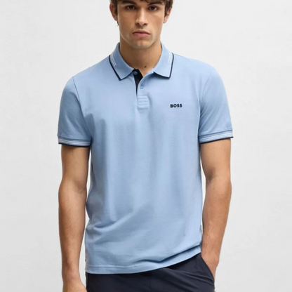 Polo de piqué de algodón para hombre – Corte clásico