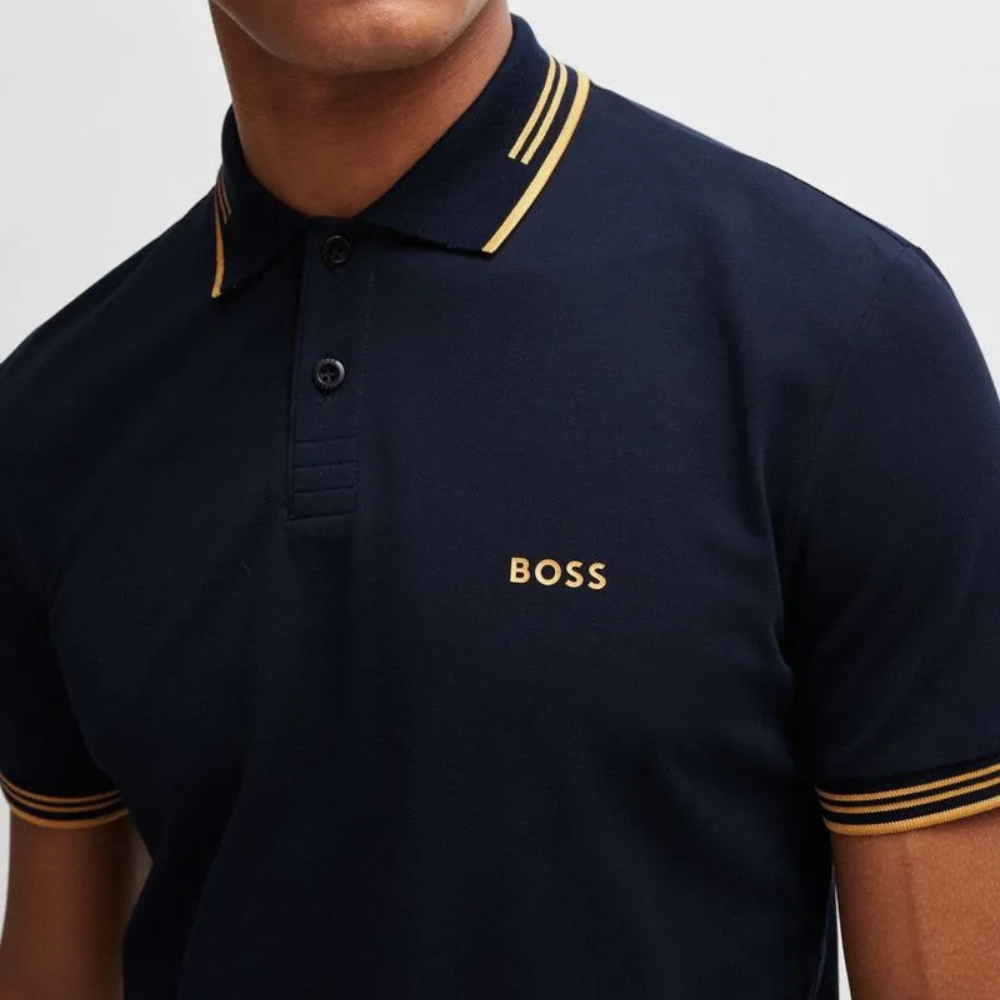 Polo de piqué de algodón para hombre – Corte clásico