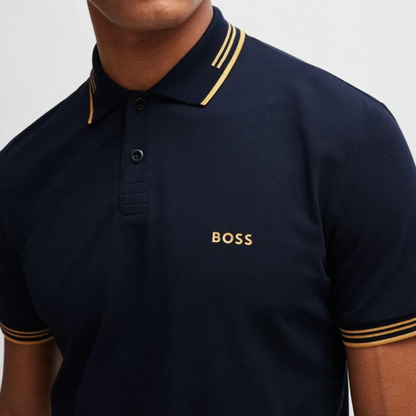 Polo de piqué de algodón para hombre – Corte clásico