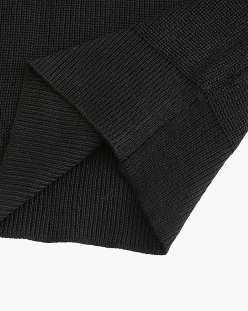 Áo len khóa kéo nửa Cesare